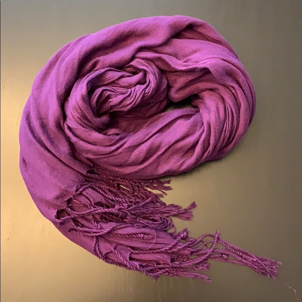 Purple scarf